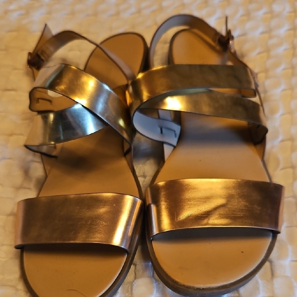 Rosegold Sandals Size 10